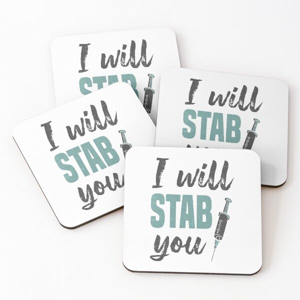 Item preview, I Will Stab You Nurse designed and sold by InsidePint.