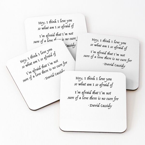 Item preview, I'm afraid that i'm not sure of a love there is no cure for David Cassidy designed and sold by DavidCassidyPop.