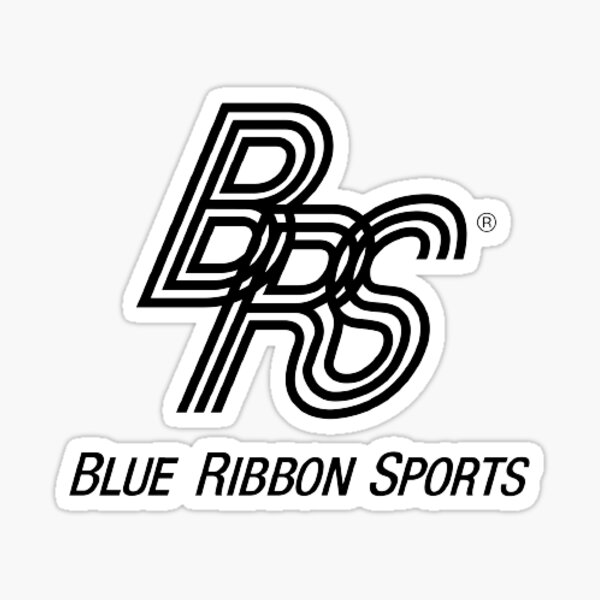 acre Sobriqueta vistazo Blue Ribbon Sports (nike logo 1961)" Sticker for Sale by funae-design |  Redbubble
