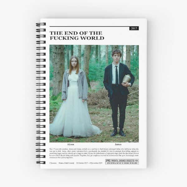 Item preview, The End of the F***ingWorld ( Alyssa & James ) designed and sold by ThanyaStudio.