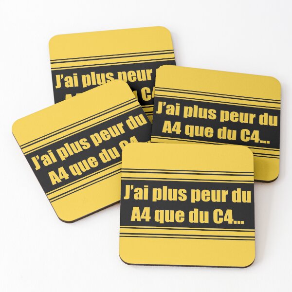 Item preview, "I'm more afraid of A4 (sheet) than C4 (explosive)" French version designed and sold by GlaDyxies.