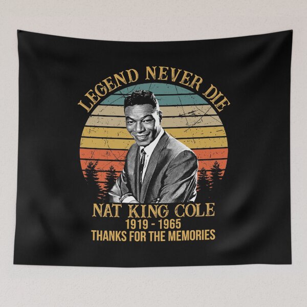 Item preview, Legend Never Die Nat King Cole Retro Thanks For The Memories designed and sold by naudzwijsen.
