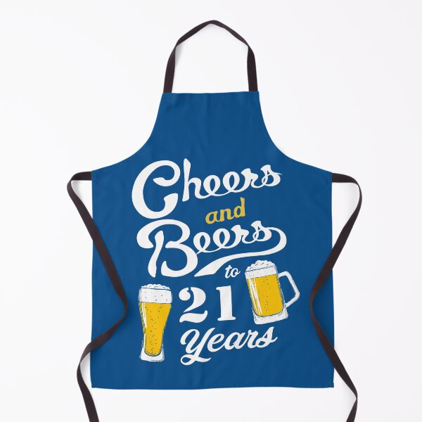 Item preview, Cheers and Beers to 21 years - Funny 21th Birthday designed and sold by NUMAcreations.