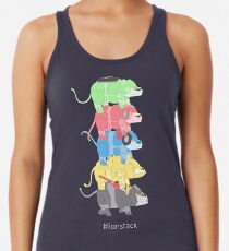 Lion Stack Racerback Tank Top