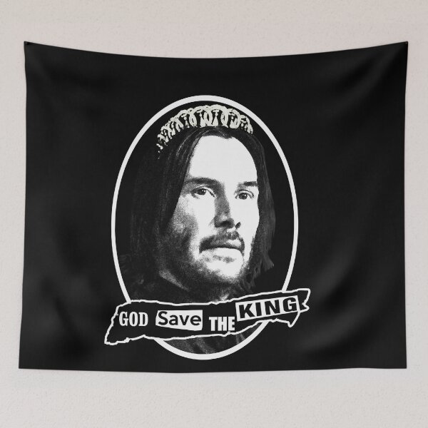 Item preview, God save the king John Wick Keanu Reeves Halloween Christmas Essential designed and sold by KeanuHungReeves.