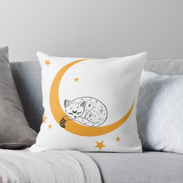 Item preview, Cat Sleeping on Moon designed and sold by SuperKawaiiMoon.