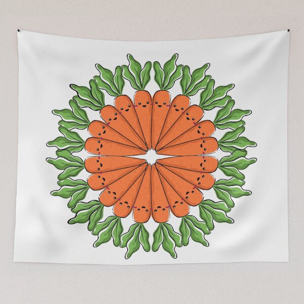 Item preview, Carrots Flower Happy Carrot Group  designed and sold by roocky.