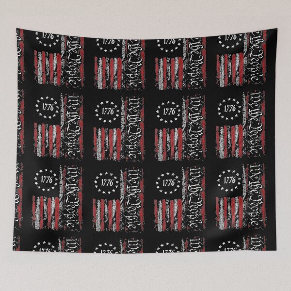 Item preview, Vintage Old American Flag Patriotic 1776 We The People USA designed and sold by musgroveart.