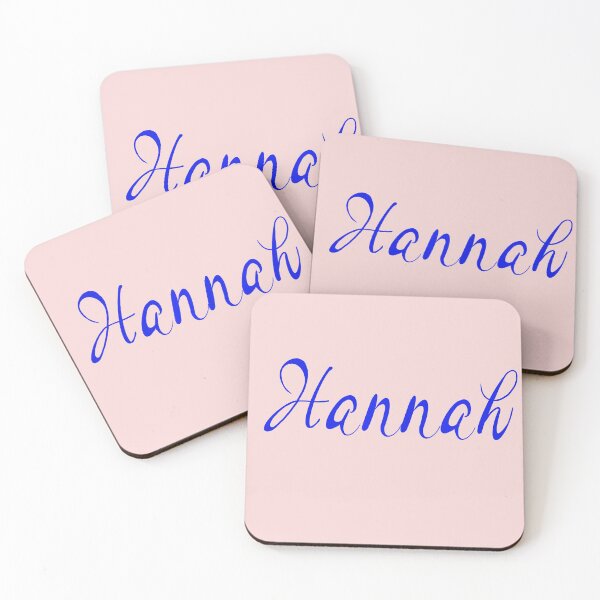 Item preview, Top 10 best personalised gifts 2022  - Hannah - personalised,personalized custom, customised, customised name blue on white background. Hannah designed and sold by Artonmytee.