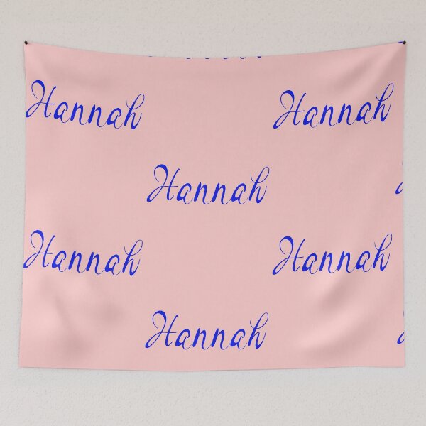 Item preview, Top 10 best personalised gifts 2022  - Hannah - personalised,personalized custom, customised, customised name blue on white background. Hannah designed and sold by Artonmytee.