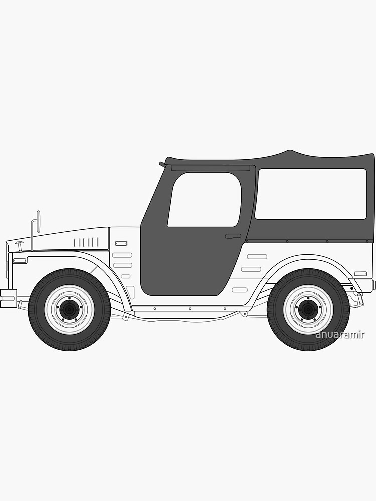 "Suzuki Jimny LJ10" Sticker for Sale by anuaramir | Redbubble