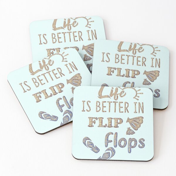Item preview, Life Is Better In Flip Flops. designed and sold by CristalleLisa.