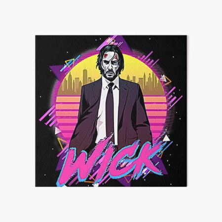 Item preview, John Wick Keanu Reeves Halloween Weihnachten Retro Klassiker designed and sold by KeanuHungReeves.
