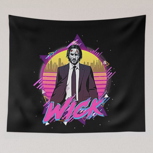 Item preview, John Wick Keanu Reeves Halloween Christmas Retro Classic designed and sold by KeanuHungReeves.