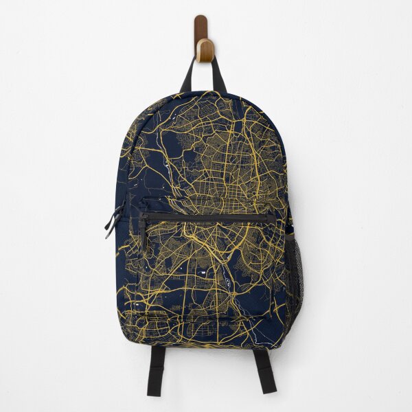 Item preview, Madrid City Map of Spain - Gold Art Deco designed and sold by deMAP.