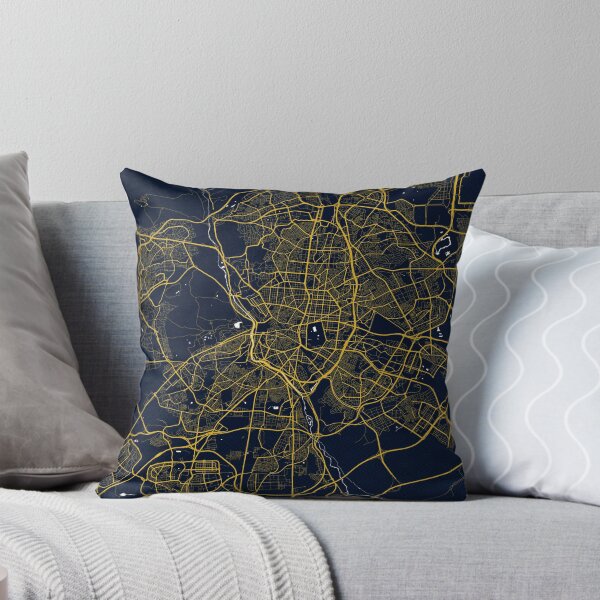 Item preview, Madrid City Map of Spain - Gold Art Deco designed and sold by deMAP.
