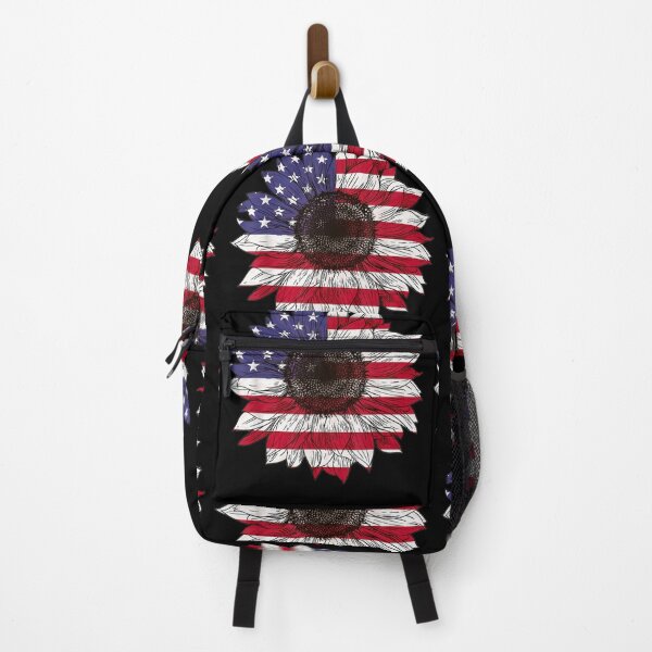 Item preview, American Flag Sunflower Graphic 4th of July Plus Size designed and sold by musgroveart.