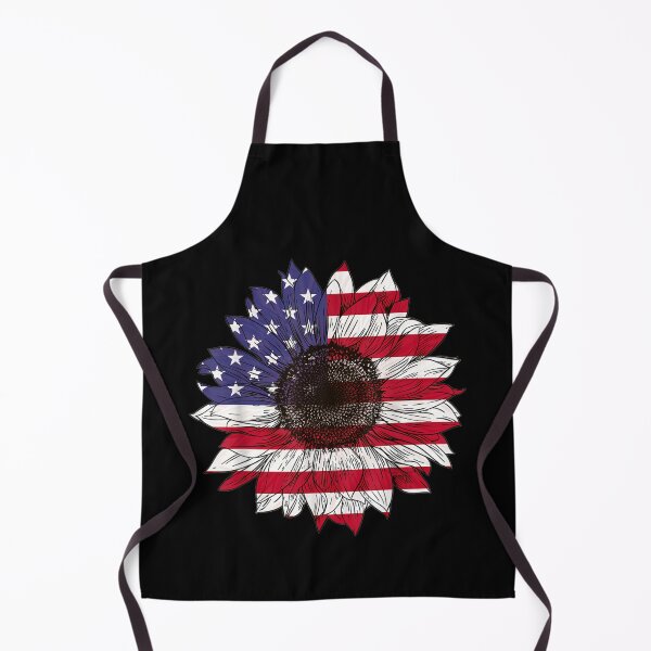 Item preview, American Flag Sunflower Graphic 4th of July Plus Size designed and sold by musgroveart.