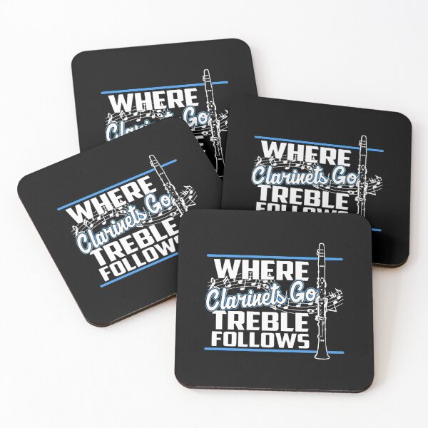 Item preview, Where Clarinets Go Treble Follows Woodwinds Marching Band| Perfect Gift designed and sold by cherylpca.