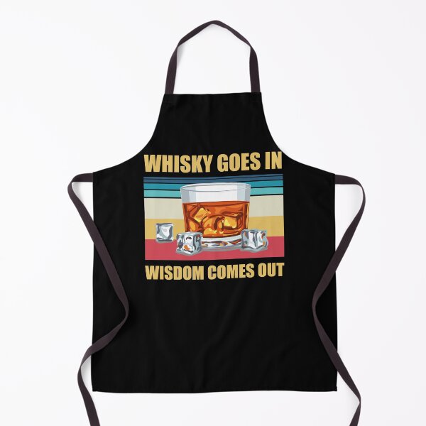 Item preview, Whisky Goes In Wisdom Comes Out Funny Whisky Drinking Design designed and sold by justjonboy.