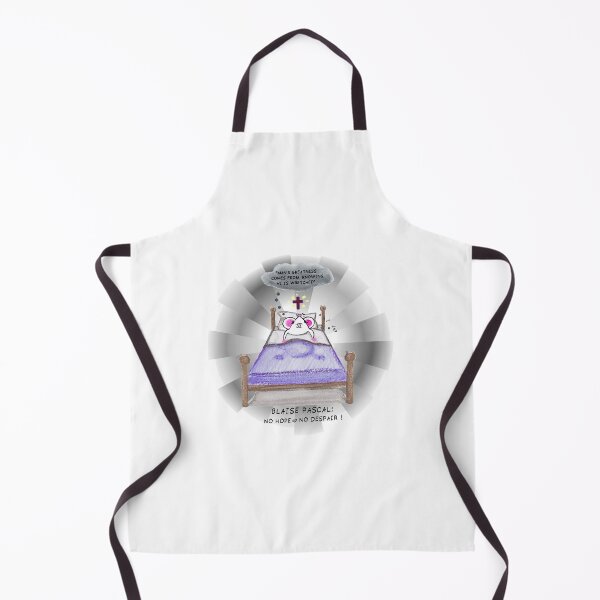 Item preview, PASCAL "MAN'S GREATNESS COMES FROM KNOWING HE IS WRETCHED", philosophical quote and cartoon designed and sold by letiziahoffmann.