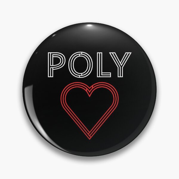 Item preview, Poly Polyamorous Love Heart designed and sold by ClickForMore.