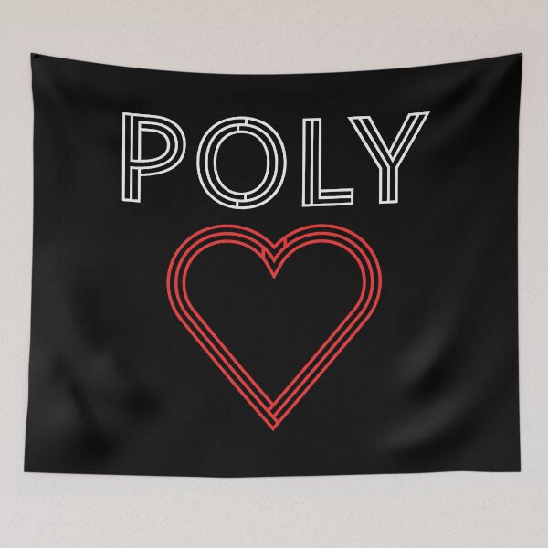 Item preview, Poly Polyamorous Love Heart designed and sold by ClickForMore.