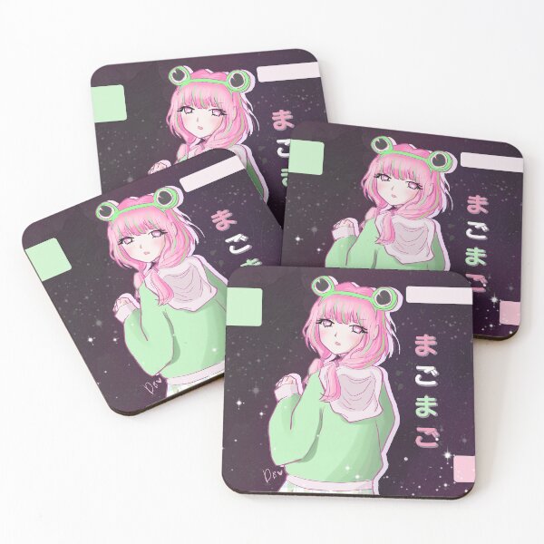 Item preview, Kawaii Cute Anime Girl With Aesthetic Background designed and sold by Faq-Qaf.