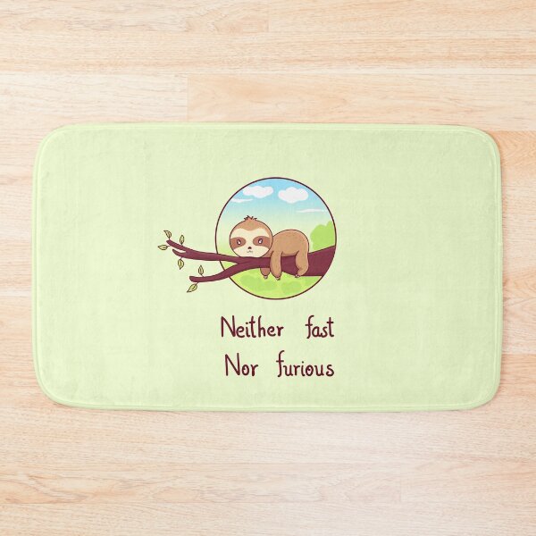 Item preview, Kawaii cute Sleepy sloth on a tree designed and sold by Shalu  Elysian.