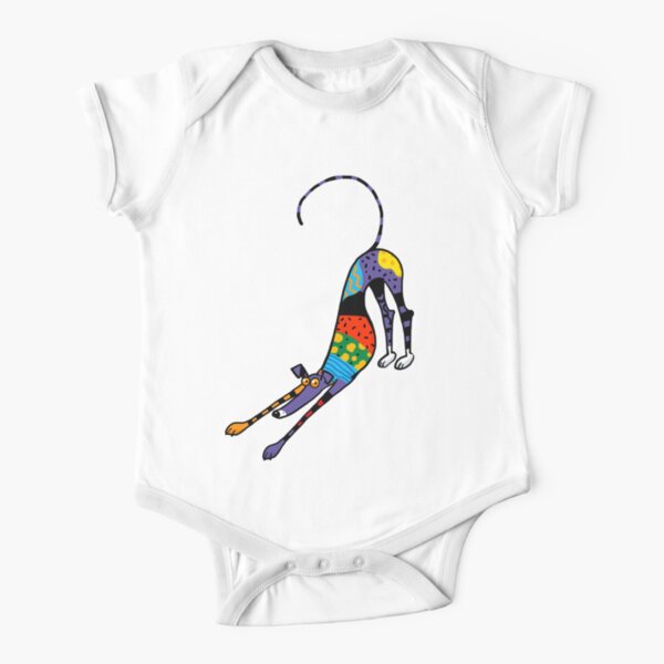 Kaleidoscope Bowdown Short Sleeve Baby One-Piece