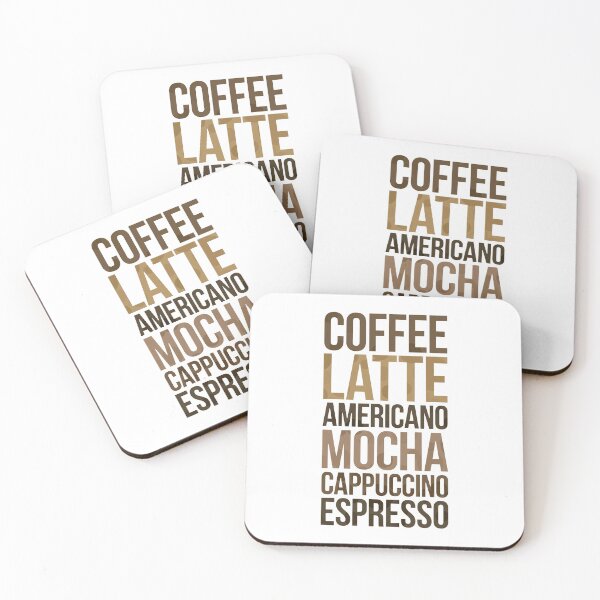 Item preview, Coffee Drinks Typography Stack designed and sold by John Uttley.