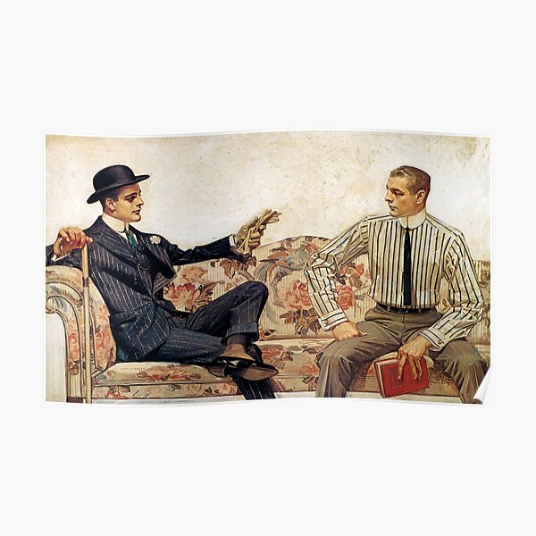 Arrow Collar advertisement, 1912 by Joseph Christian Leyendecker Poster