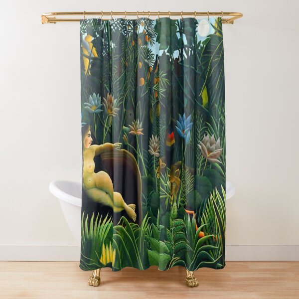 The Bright Color Visual Series Shower Curtain Trippy Wild Side