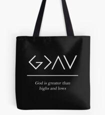 Gott ist größer als die Höhen und Tiefen Tasche