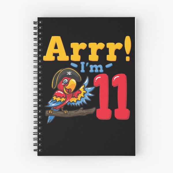 Item preview, 11th Birthday Pirate Captain Parrot designed and sold by CreativeGiftShp.