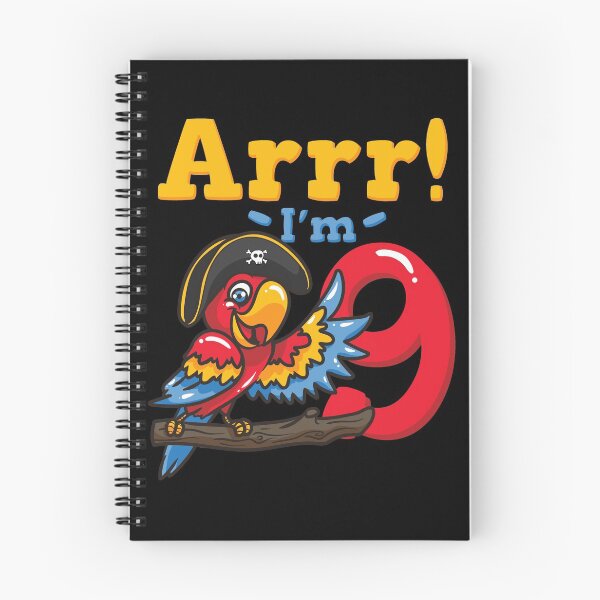 Item preview, 9th Birthday Pirate Captain Parrot designed and sold by CreativeGiftShp.