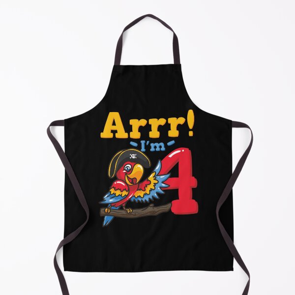 Item preview, 4th Birthday Pirate Captain Parrot designed and sold by CreativeGiftShp.