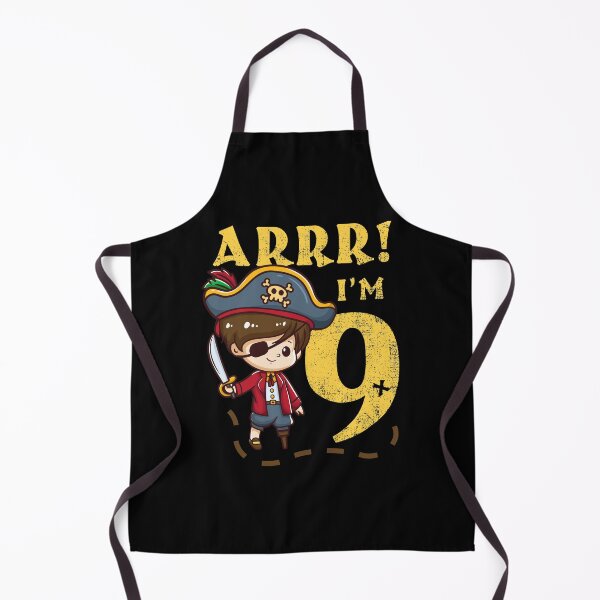 Item preview, 9th Birthday Pirate Captain Vintage designed and sold by CreativeGiftShp.