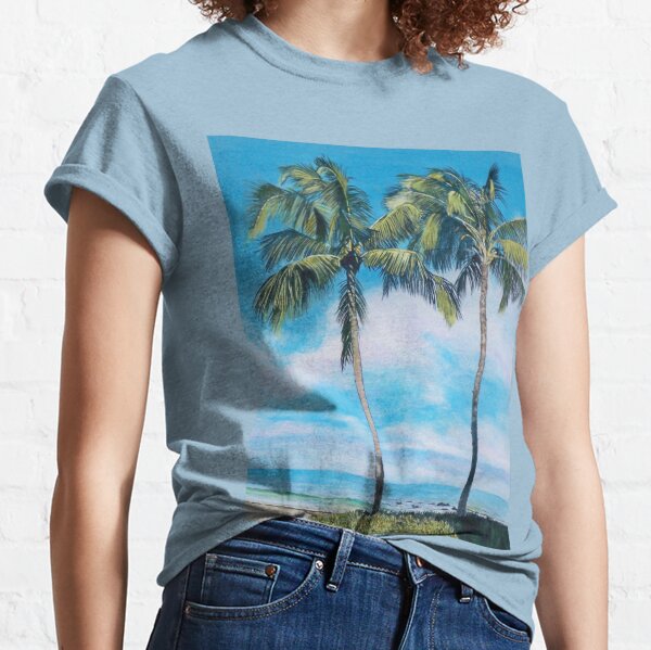 Palm Trees in Oahu Classic T-Shirt