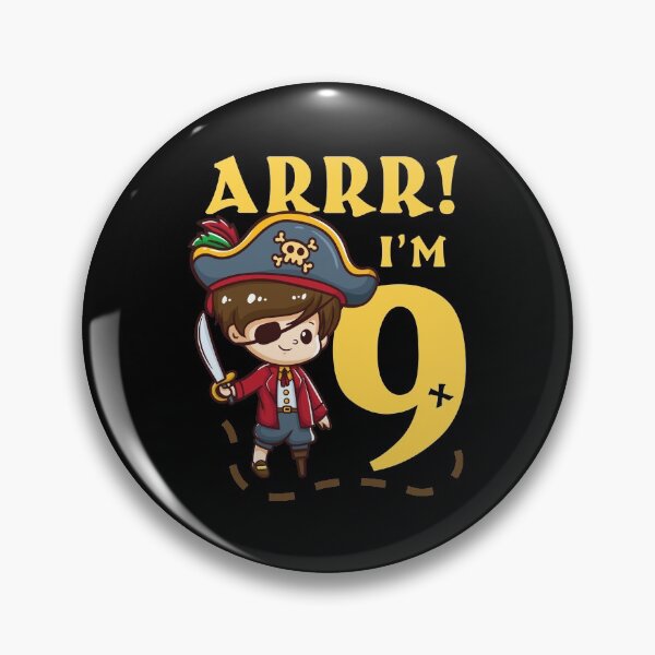 Item preview, 9th Birthday Pirate Captain designed and sold by CreativeGiftShp.