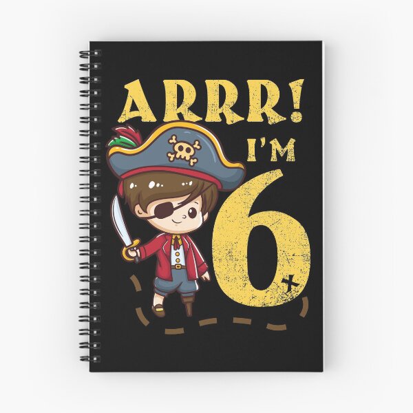 Item preview, 6th Birthday Pirate Captain Vintage designed and sold by CreativeGiftShp.