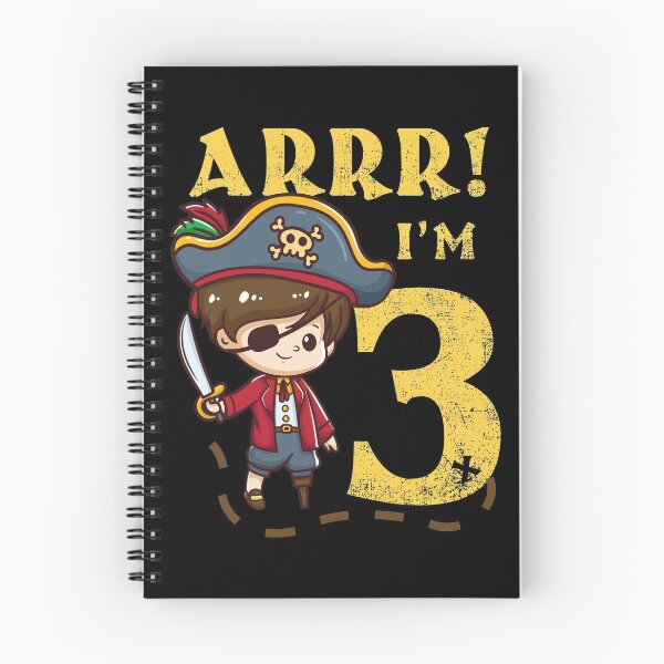 Item preview, 3rd Birthday Pirate Captain Vintage designed and sold by CreativeGiftShp.