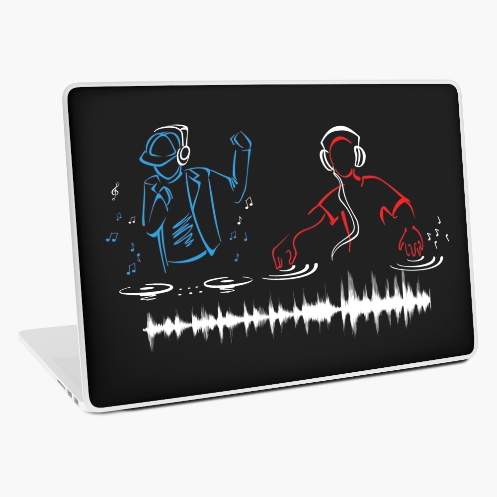 Custom Music DJ Master Laptop Skin - Custom Sized w/ Name or Text