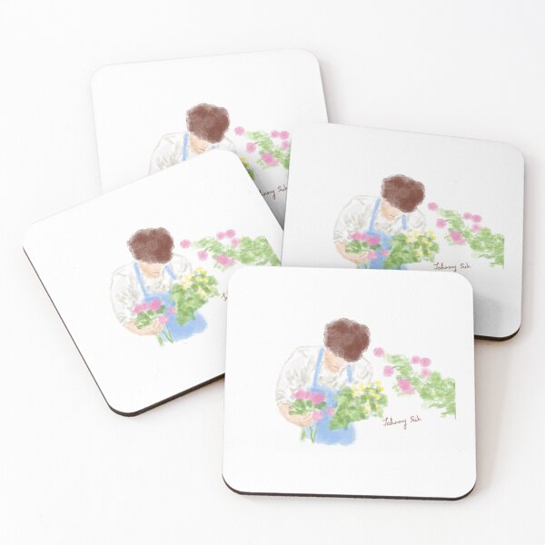 Item preview, (NCT) Johnny Suh Flowers Paintings  designed and sold by ThanyaStudio.
