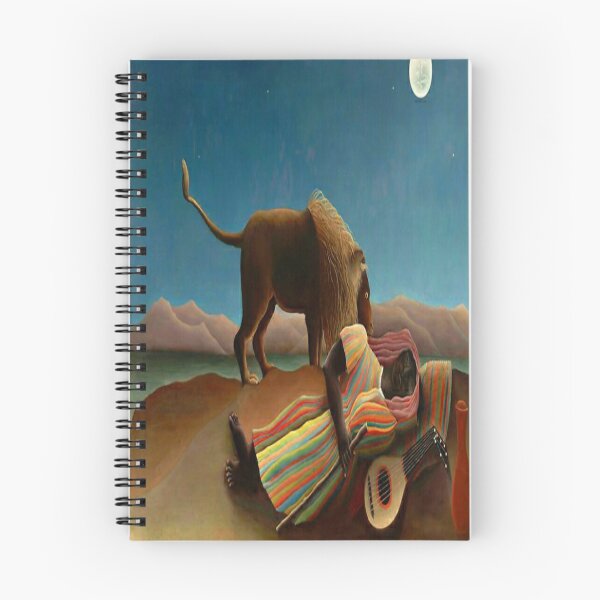 Aperçu de l'œuvre Henri Rousseau - La bohémienne endormie créée et vendue par Vivanne-art.