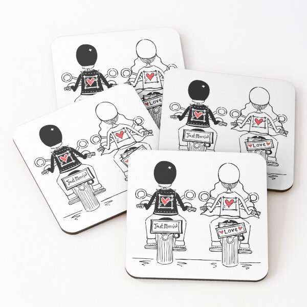 Item preview, Motorbike Biker Wedding 2 designed and sold by Helen McCartney Designs.
