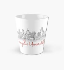 Temple University Skyline Tasse (konisch)