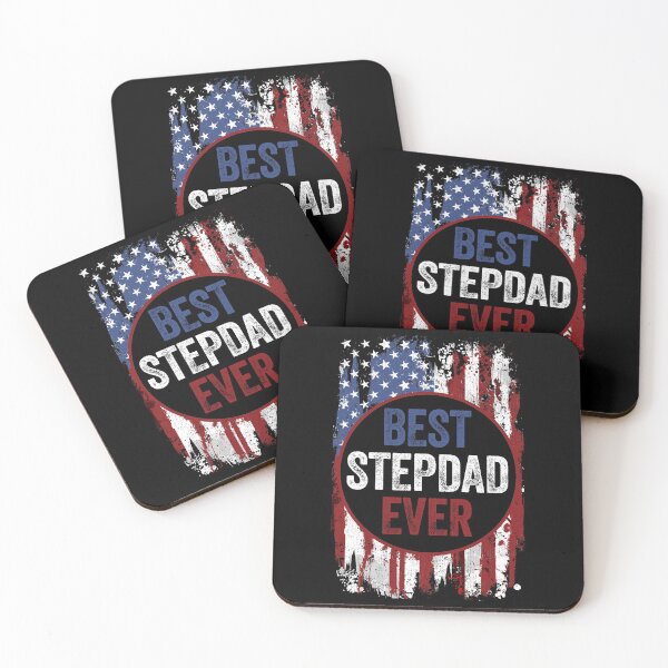 Item preview, Stepdad American Flag Stepfather Father's Day designed and sold by CreativeGiftShp.