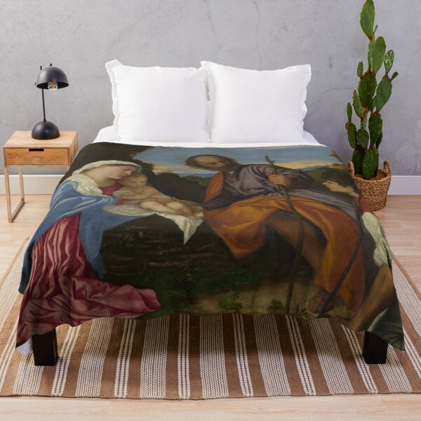 Item preview, The Holy Family with a Shepherd by Titian designed and sold by sunny-007.