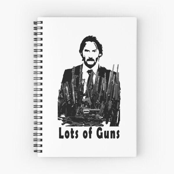 Item preview, Lots of Guns John Wick  Keanu Reeves Halloween Christmas Classic designed and sold by KeanuHungReeves.